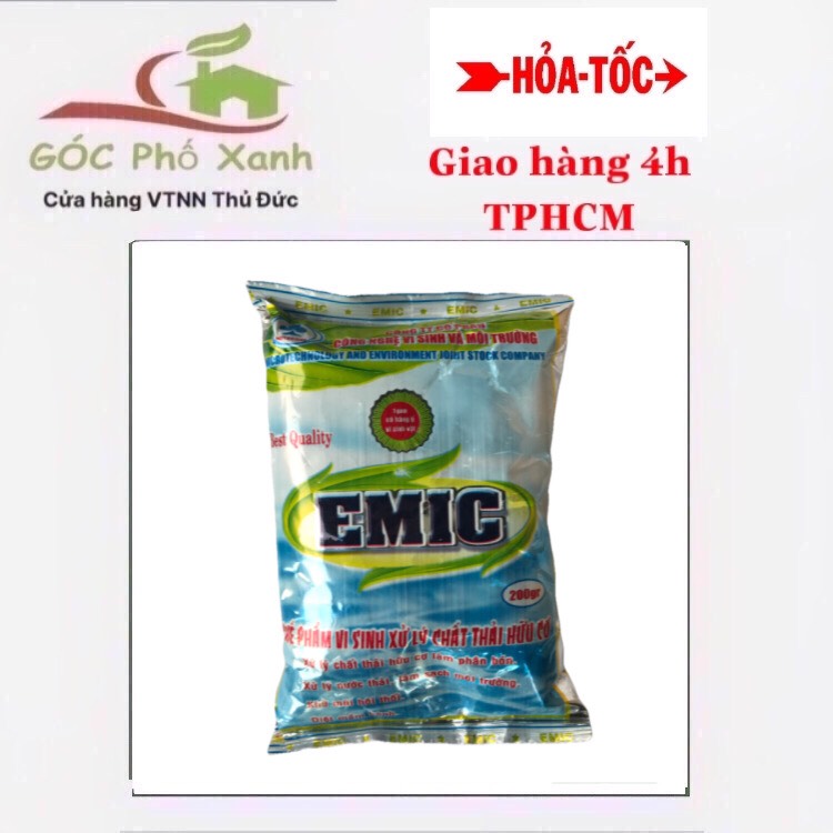 Chế phẩm vi sinh ủ phân hữu cơ EMIC 200g