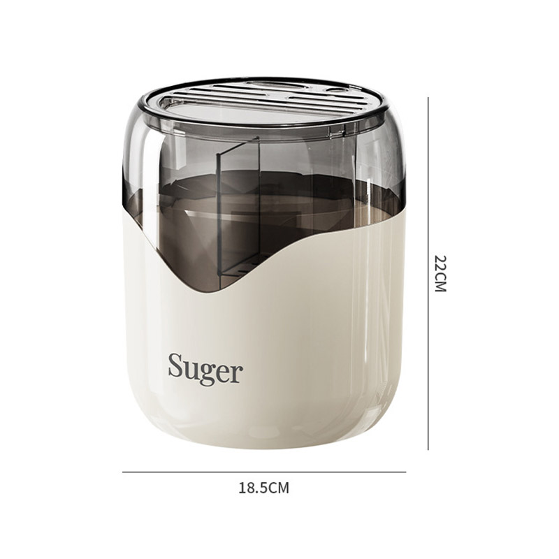 Household countertop chopstick holder Tool storage box floor holder Kitchen multi-function rotating knife holder shelf