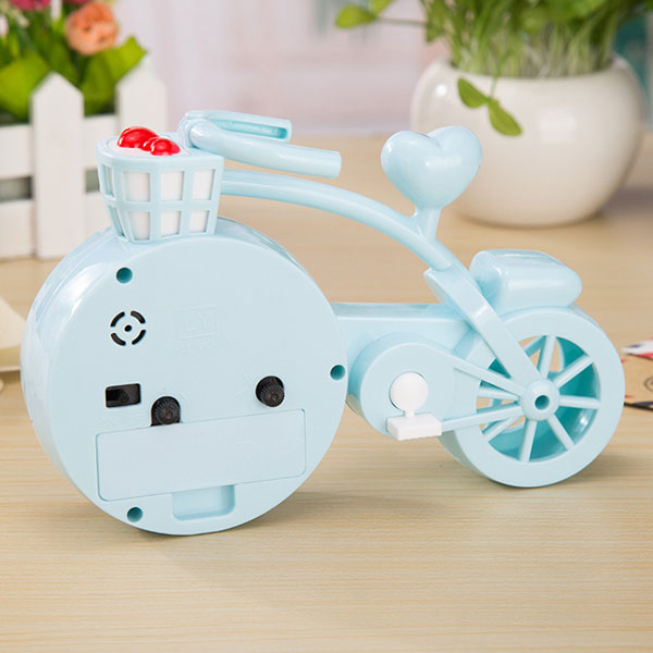 Đồng hồ báo thức để bàn xe đạp siêu kute Dma store