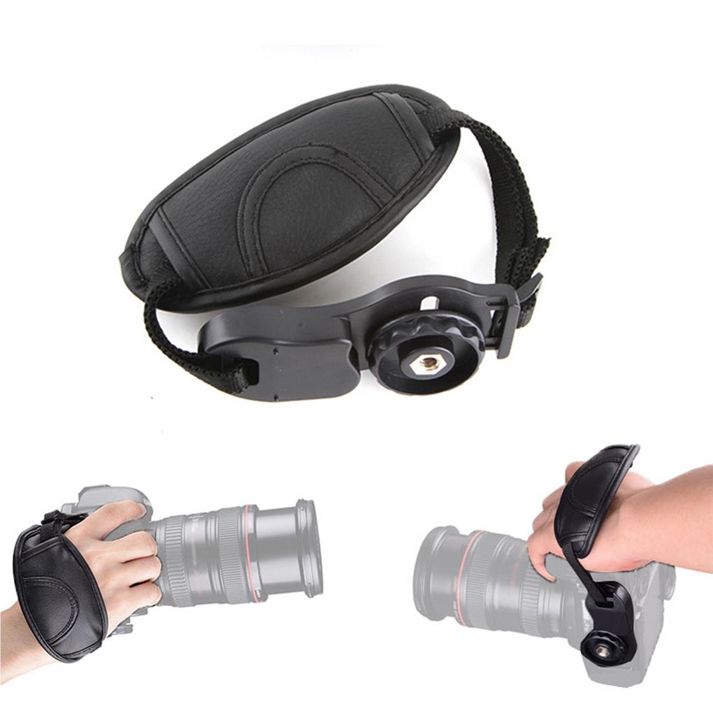 Hand Grip Camera Wrist Strap Leather Waterproof Belt Adjustable Shockproof Idental Prevention Holder DSLR Essories