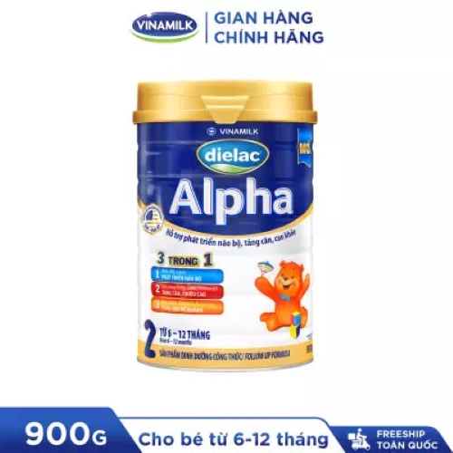 SỮA BỘT DIELAC ALPHA 2 900G (CHO TRẺ TỪ 6 - 12 THÁNG TUỔI).