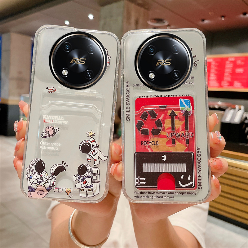 Phone%20Cases%20For%20itel%20RS4%20Back%20Case%20Card%20Holder%20Wallet%20Astronaut%20Arrow%20Transparent%20Case%20For%20itel%20RS4%20Phone%20Casing%20-%20Image%204