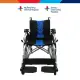 Astro Light Weight Detachable Wheelchair (35-2/1250/16, 35-2/1250/18, 35-2/1250/20) / Pushchair (30-2/1200/16, 30-2/1200/18) with Height Adjustable Armrest W/SAFETY BELT & Anti Tipper [NTFGH x JCH LIFE HUB]. 