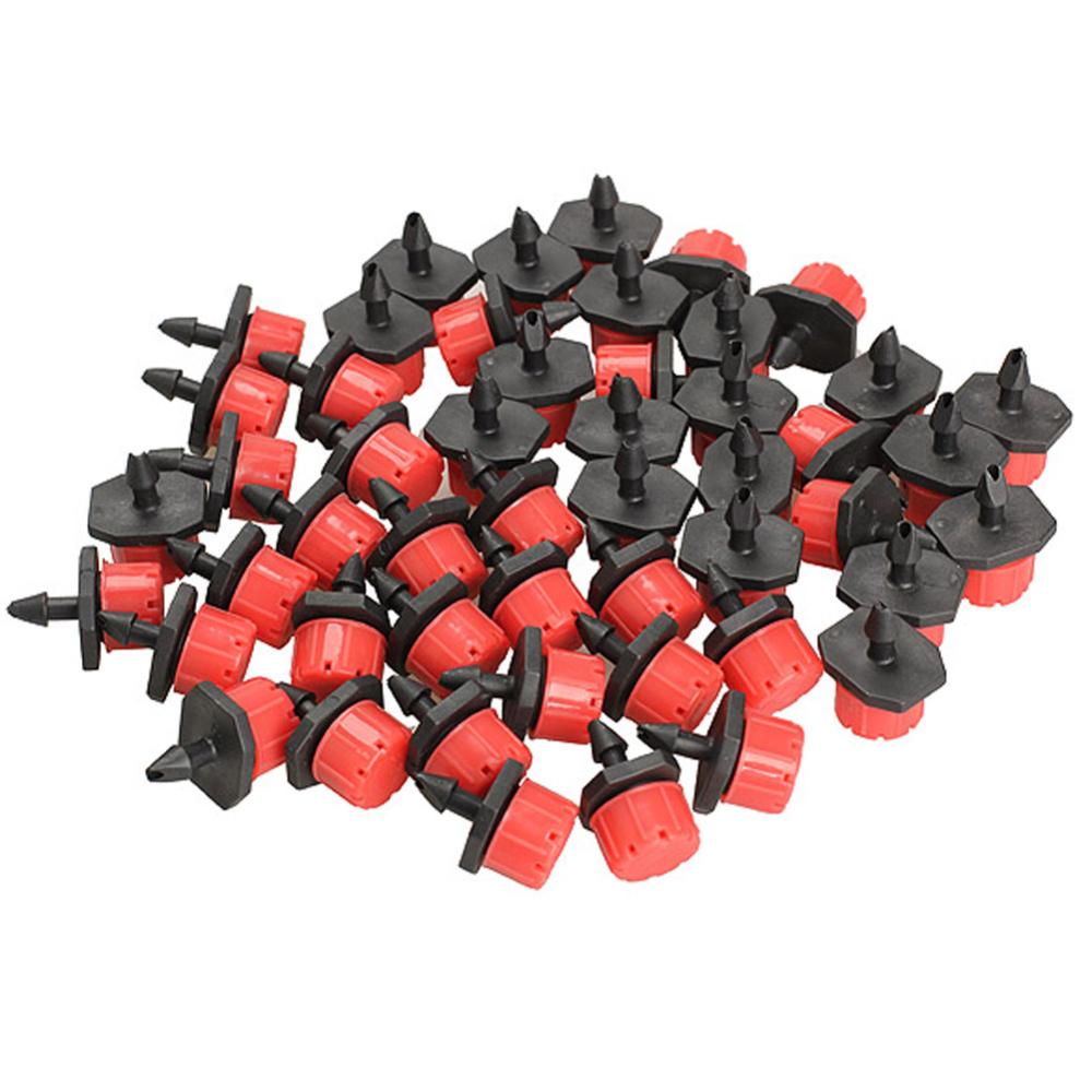100 cái 1/4 inch đầu nhỏ giọt điều chỉnh được nhỏ giọt đầu nước nhỏ giọt