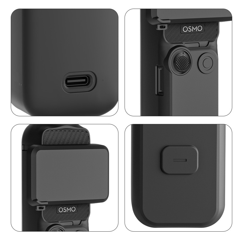 Suitable for DJI osmo pocket 3 silicone case screen protector cover accessory