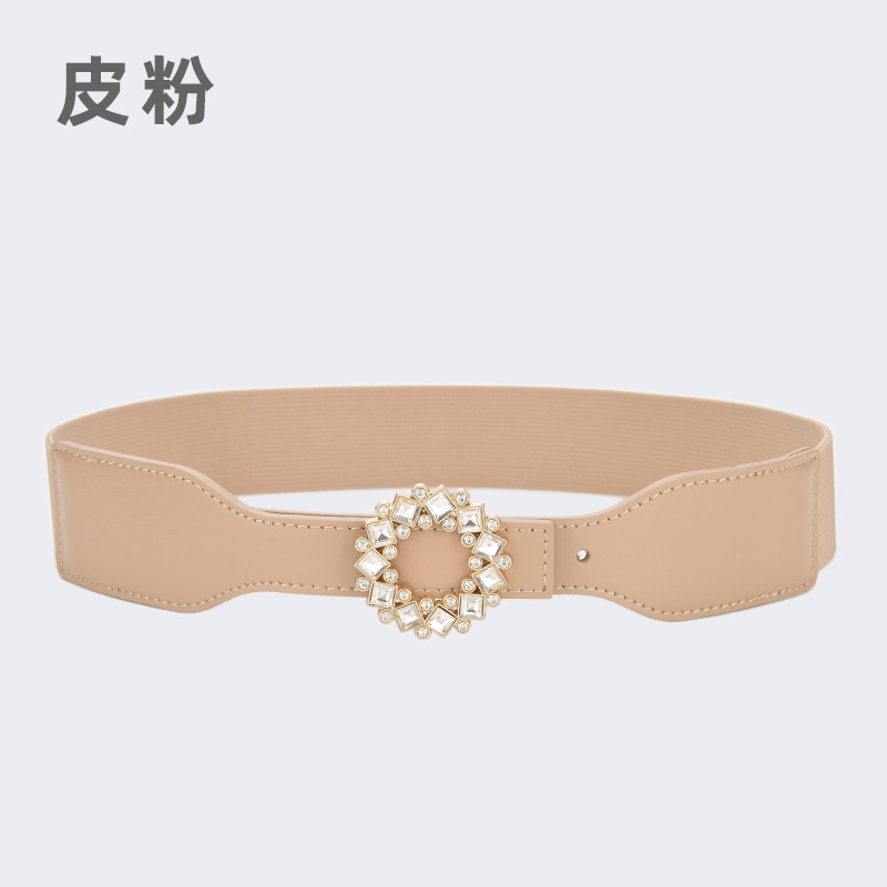 2023 thắt lưng rhinestone dễ phối thắt lưng co giãn rộng thắt lưng co giãn cho nữ thắt lưng rộng eo hẹp cho nữ váy thắt lưng mảnh kl