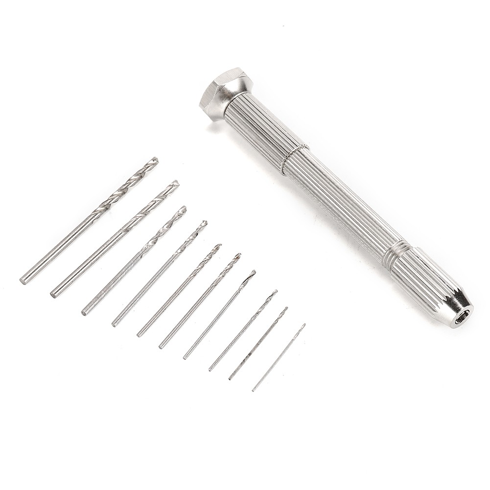 HOMETOOL Mini Hand Drill with Keyless Chuck for Model Building and Craftsmanship