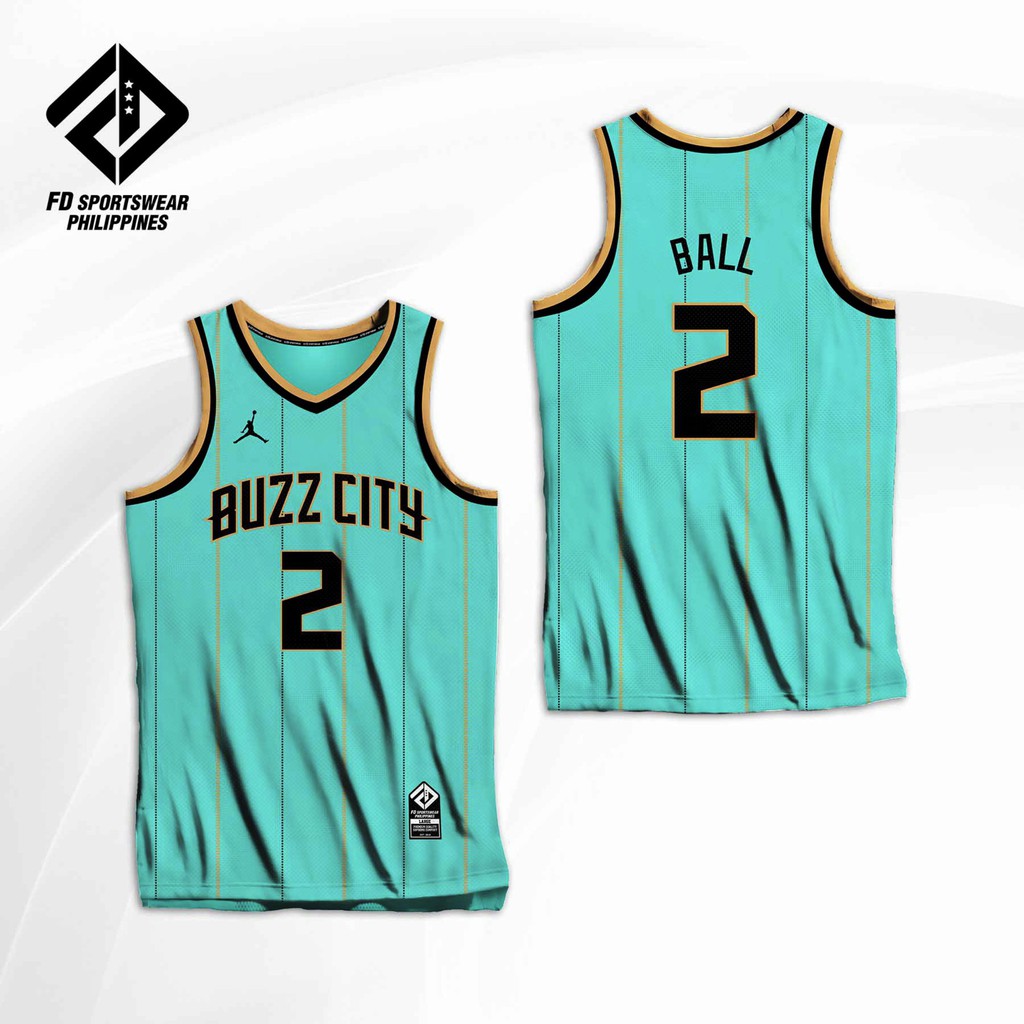 🚩LaMelo Ball Charlotte Stitched Buzz City Jersey