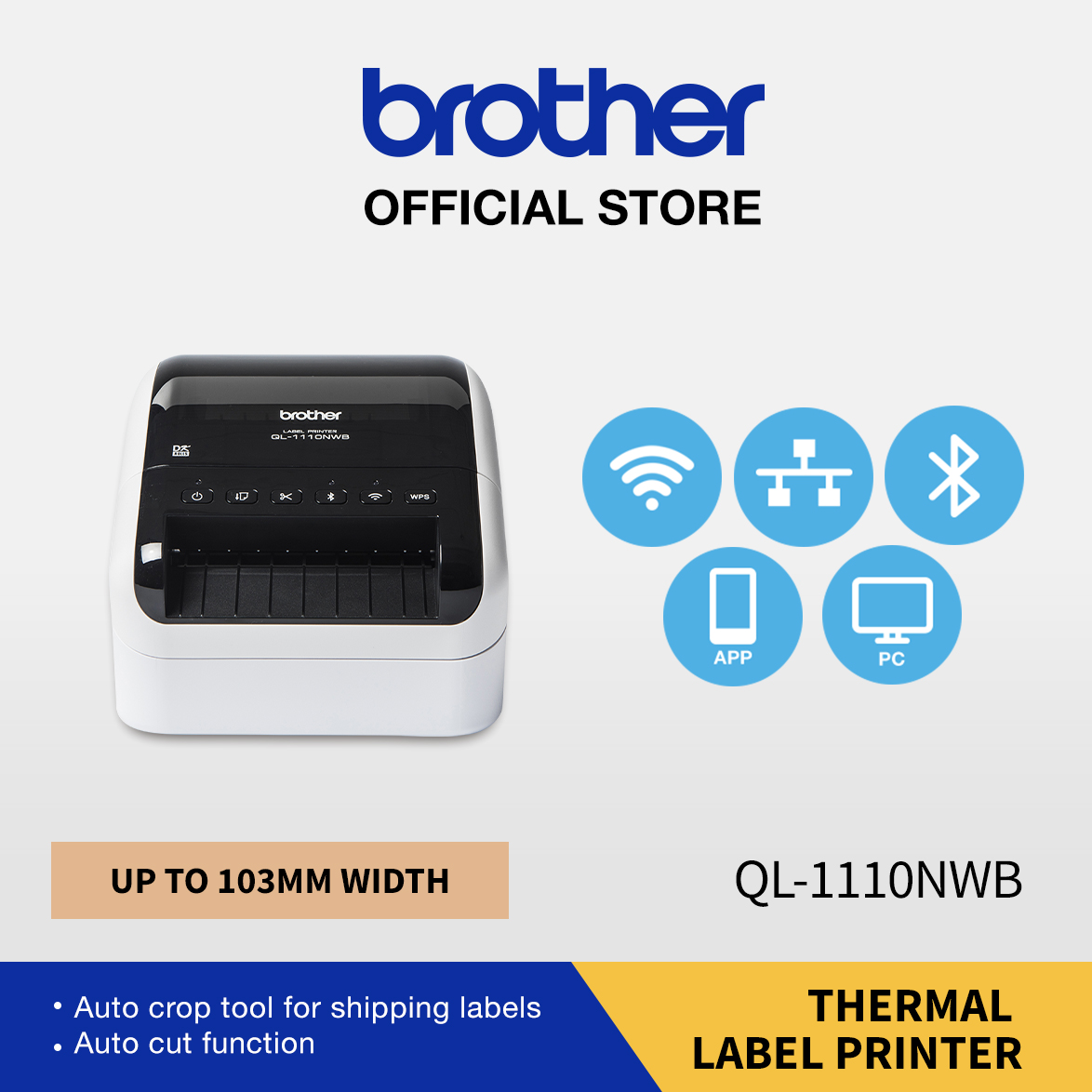 Brother QL-1110NWB Label Printer Lazada Singapore