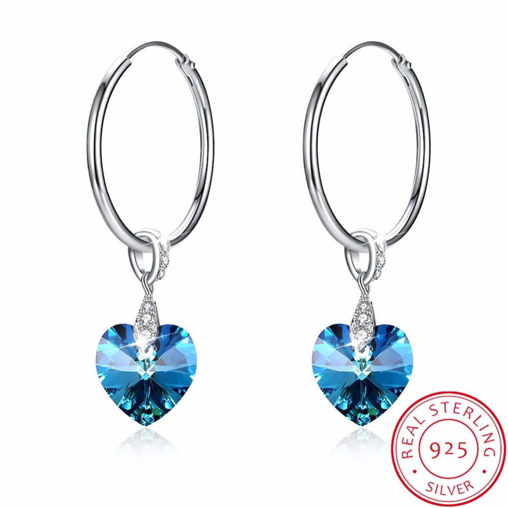 %E3%80%90b1598253%E3%80%91Fine%20Jewelry%20Made%20with%20Heart%20Crystal%20Drop%20Earrings%20Real%20S925%20Sterling%20Silver%20Earring%20for%20Anniversary%20Gift%20-%20Image%203