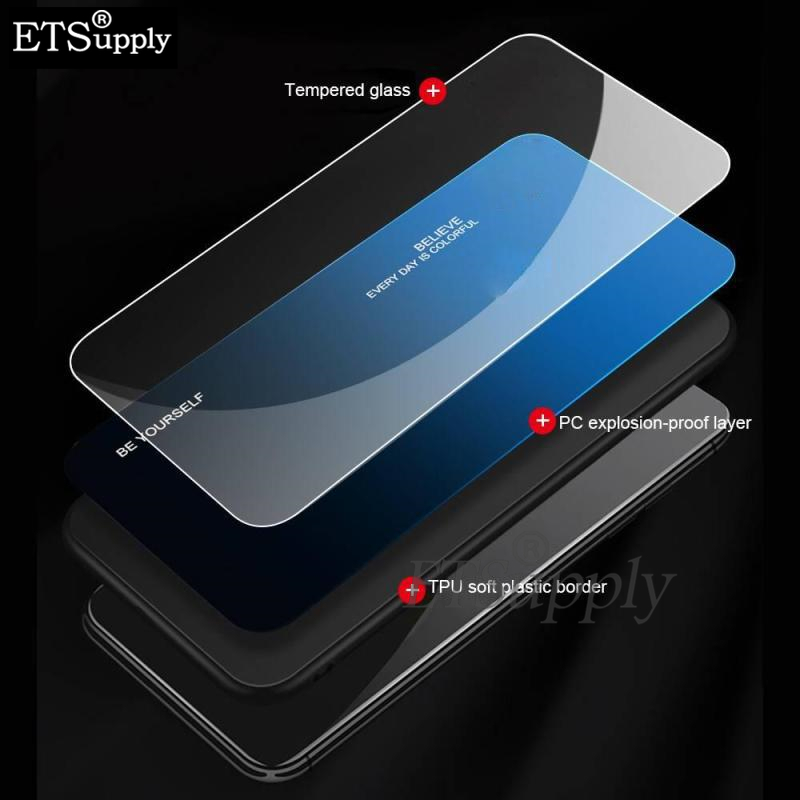 Phone case Honor Magic 7 Pro Gradient Mirror Tempered Glass Protector Hard Back Cover Honor Magic 7Pro Case. 