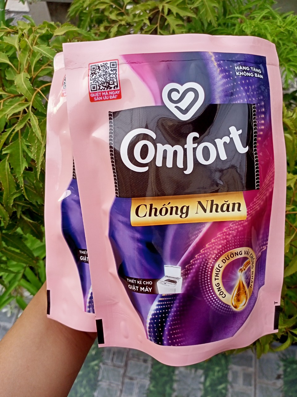5 Bịch Nước Xả Vải Comfort Đậm Đặc 120ml / Bịch