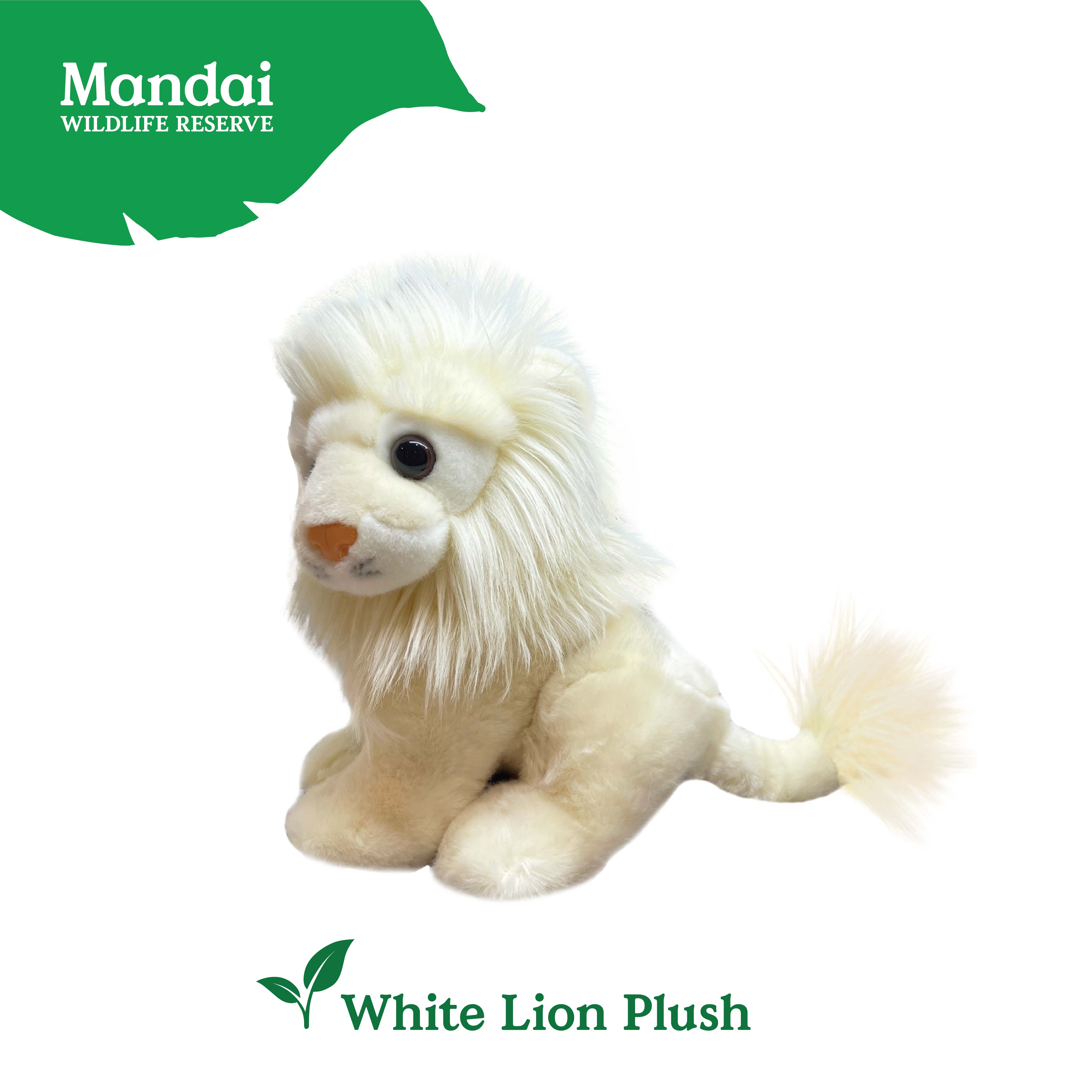 White lion cheap soft toy