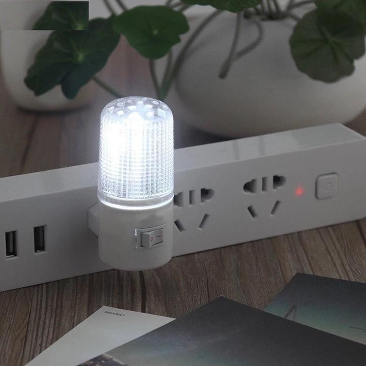 Đèn Ngủ Tròn LED 3W Có Công Tắc