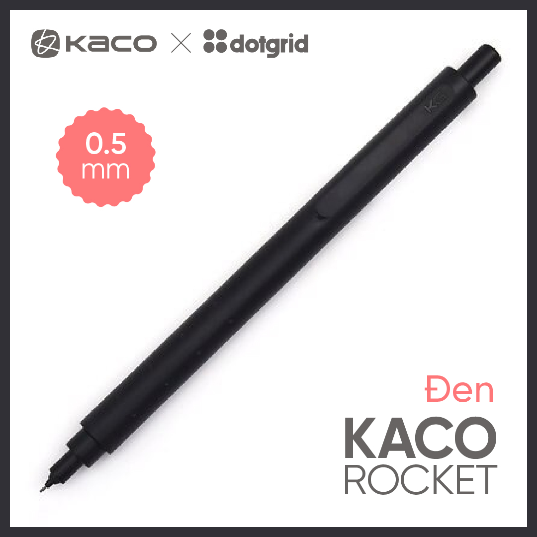 Bút chì bấm KACO Rocket 0.5mm (hàng chính hãng)