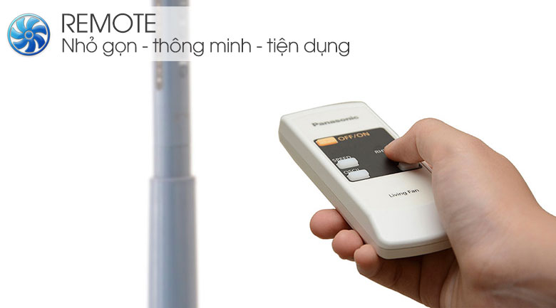 QUẠT ĐỨNG PANASONIC F-409K ( CÓ REMOTE - MÀU XANH & BEIGE & ĐỎ )
