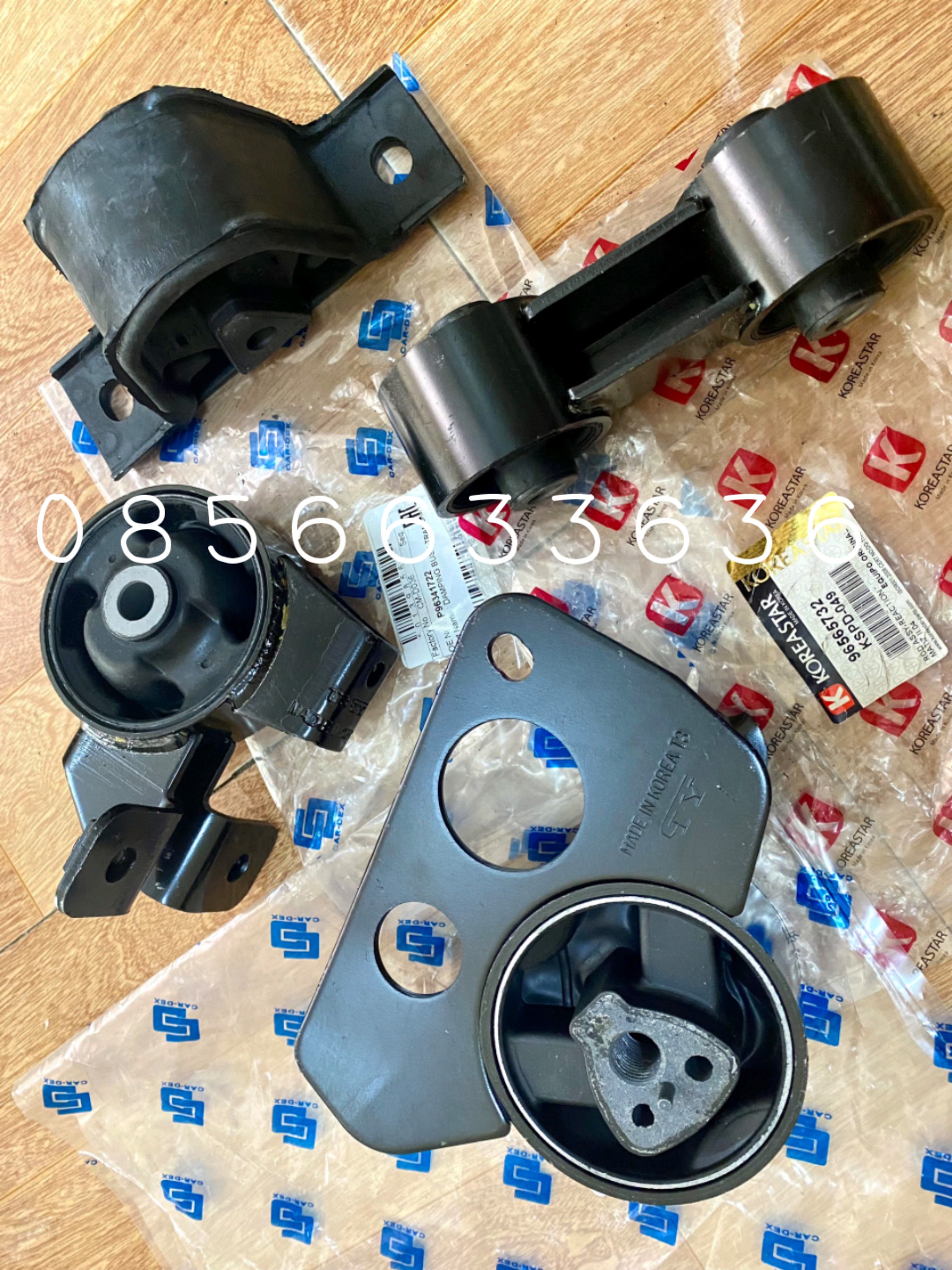 Bộ cao su chân máy matiz 1 , matiz 2