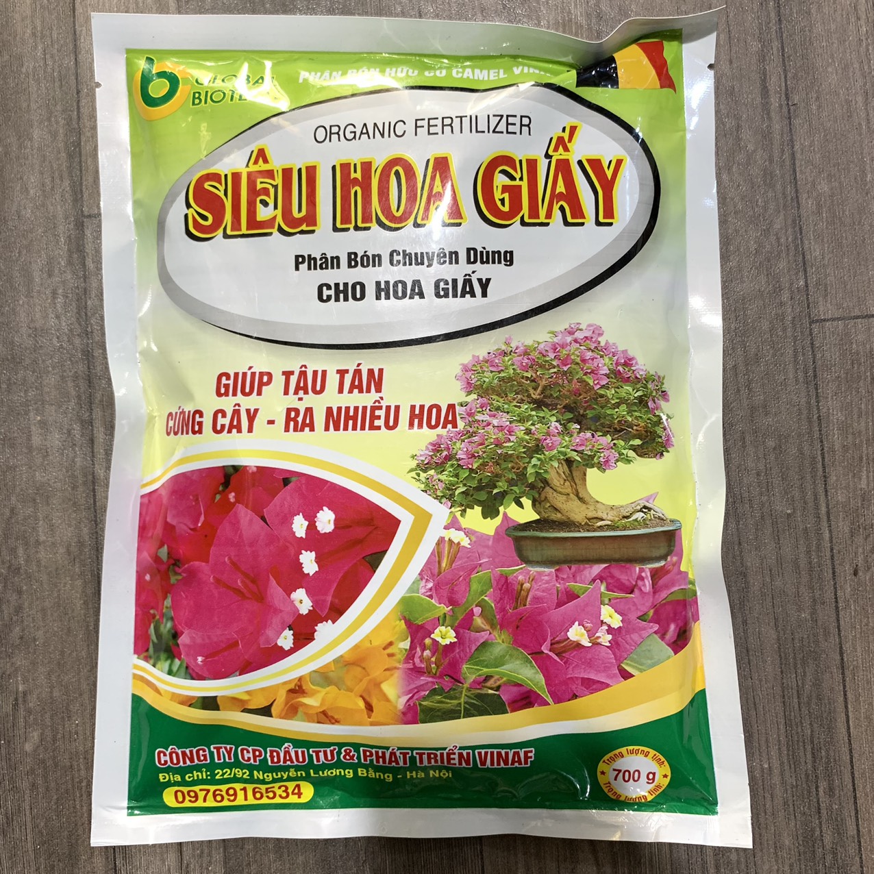 Phân bón chuyên dùng cho Hoa Giấy - Phân bón hữu cơ Siêu Hoa Giấy