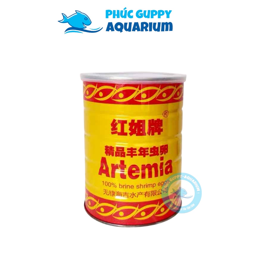 [50-100g] Trứng Artemia Lon Vàng - Thức Ăn Cho Cá Con Và Cá Bột
