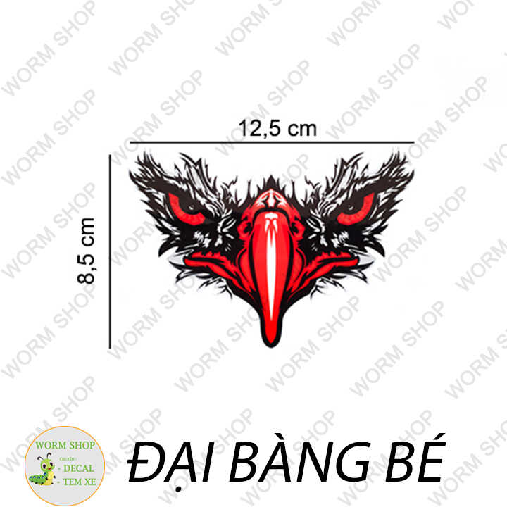TEM MỎ ĐẠI BÀNG  - Tem 3 lớp cao cấp