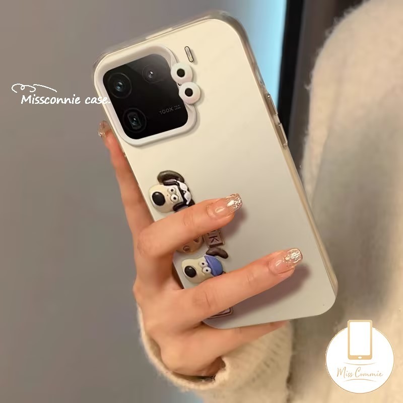 Cute Cartoon Puppy Loop Biscuit 3D Doll Bracelet Case Compatible for Realme Note 50 C51s C35 C63 C21 C65 C15 C20 C25 C12 C53 C51 C11 C67 C31 6i 5s 9i 8i 11 7i 5 5i C17 C55 C30 C25Y C21Y C33 Soft Luxury Electroplated Metal Lens Cover. 