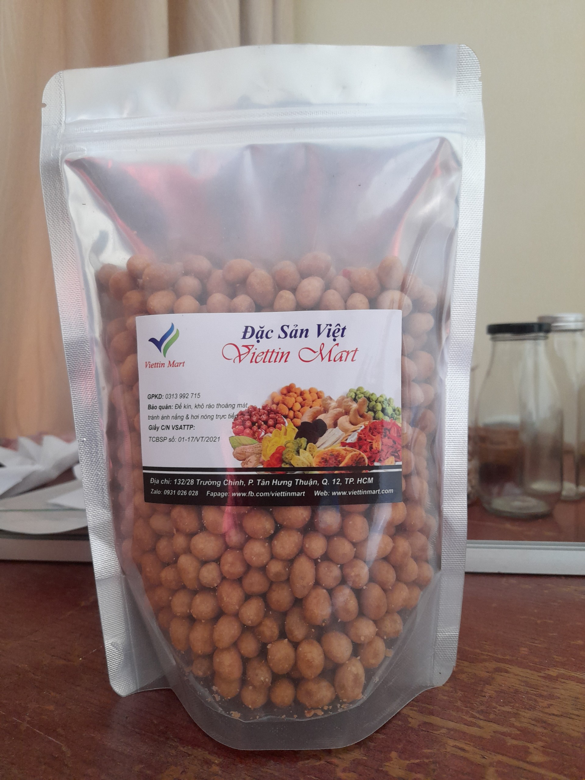 Combo 1kg đậu phộng da cá vị nước cốt dừa - viettinfood