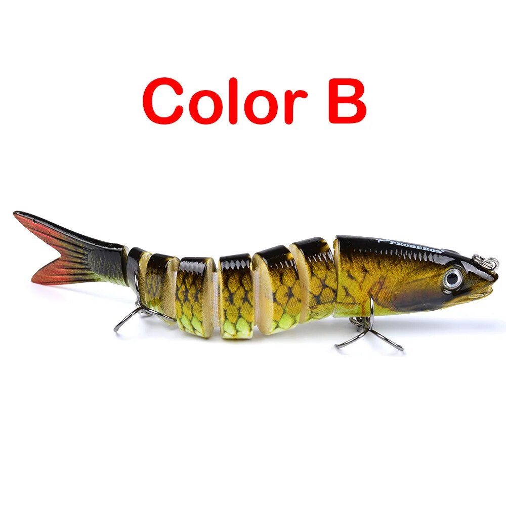 135mm/19g Fishing Lure Jointed Sinking Wobbler For Pike Swimbait