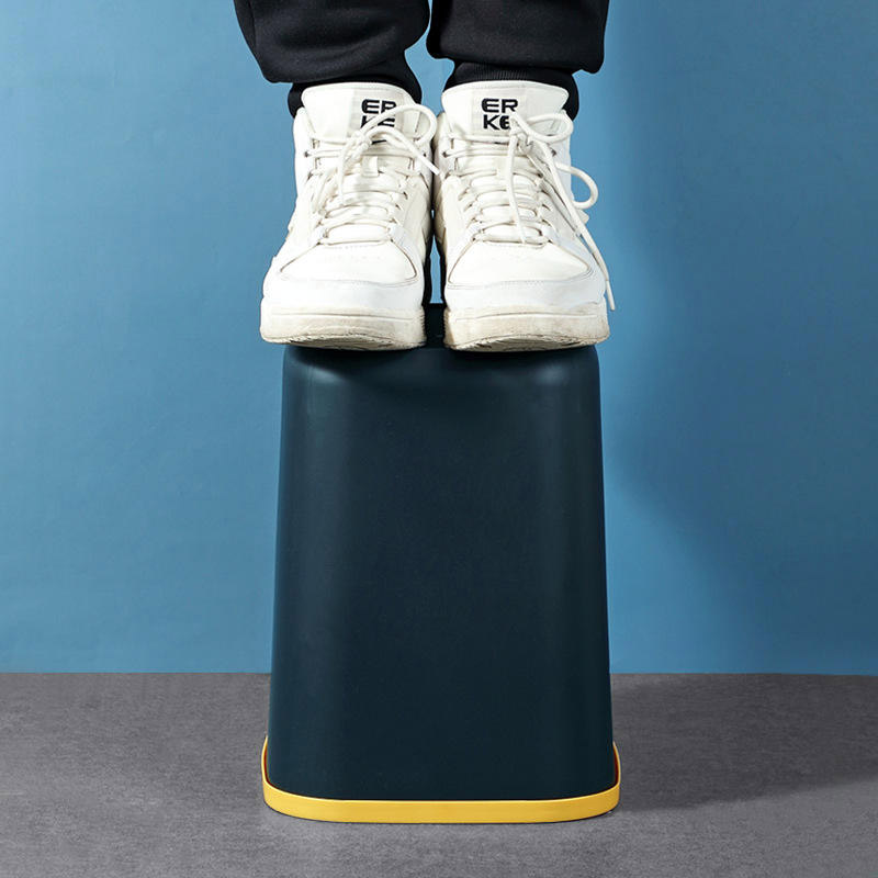 Garbage bin, household large bathroom, kitchen, pressure ring garbage bin, living room garbage bin