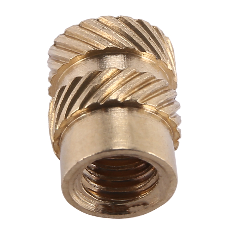 100 Inserti Filettati In Ottone M3x3.0 Per Plastica - SONIC-LOK PSM SL-B-M3X3.0