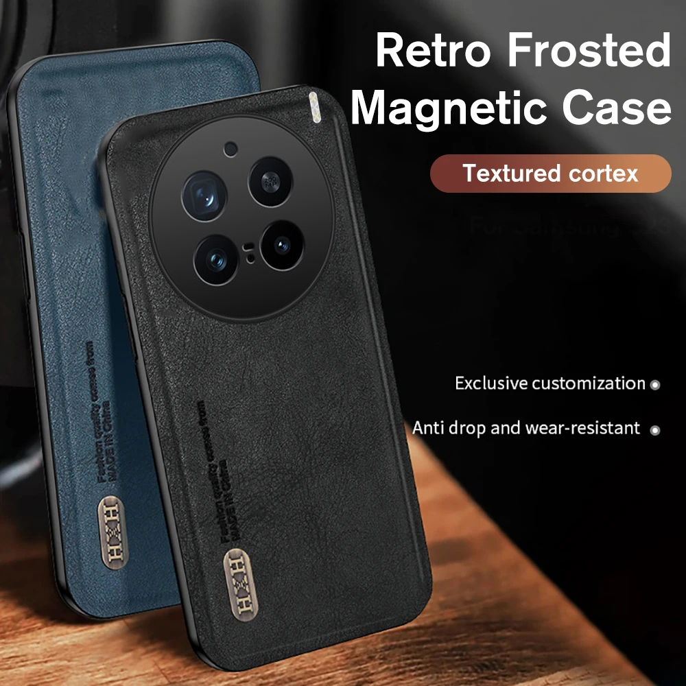 For Vivo X200 Pro Case Matte texture Retro waterproof Anti-Slippery For Vivo X200 Pro Back Cover. 
