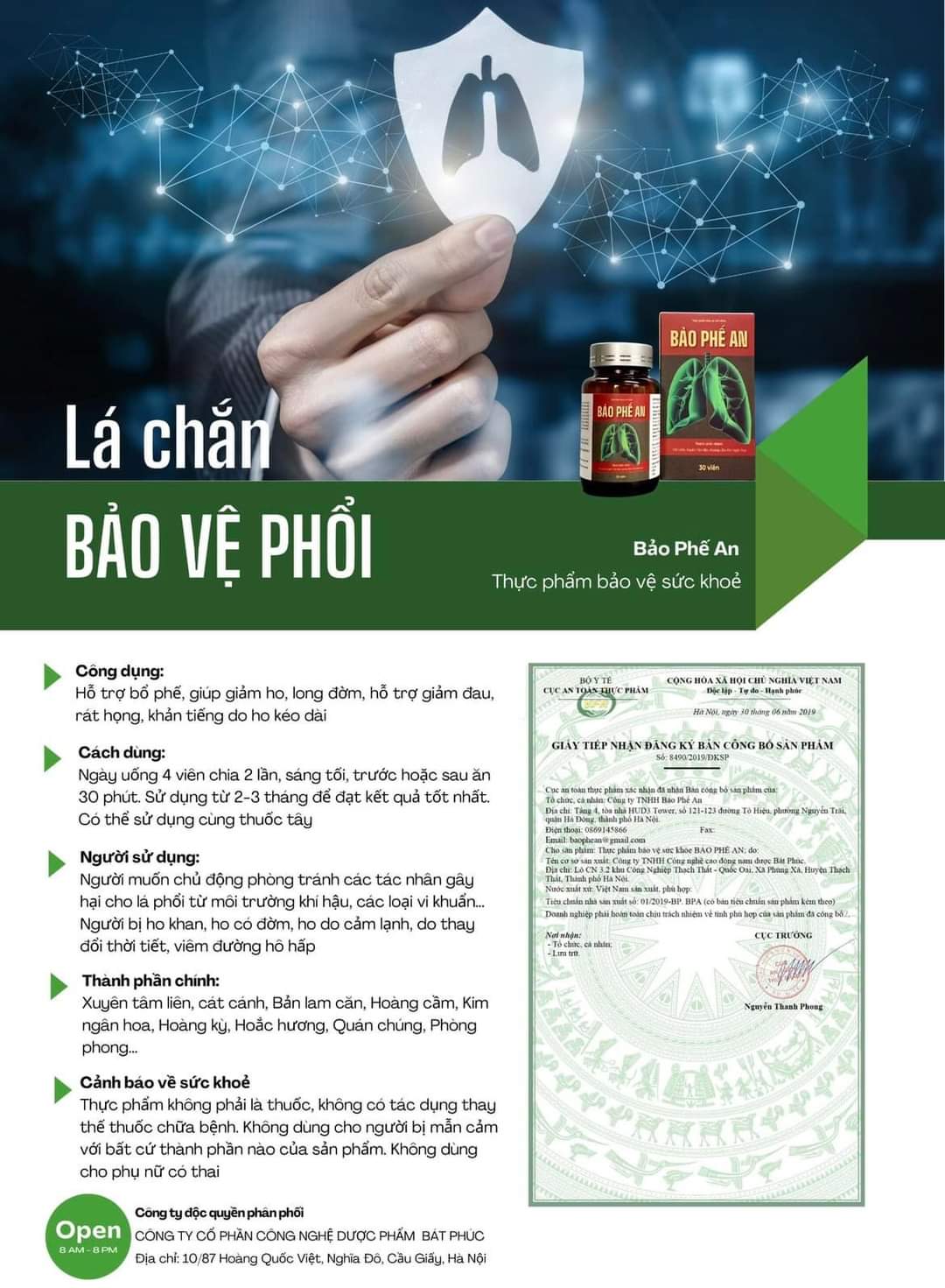 Viên Uống Bảo Phế An