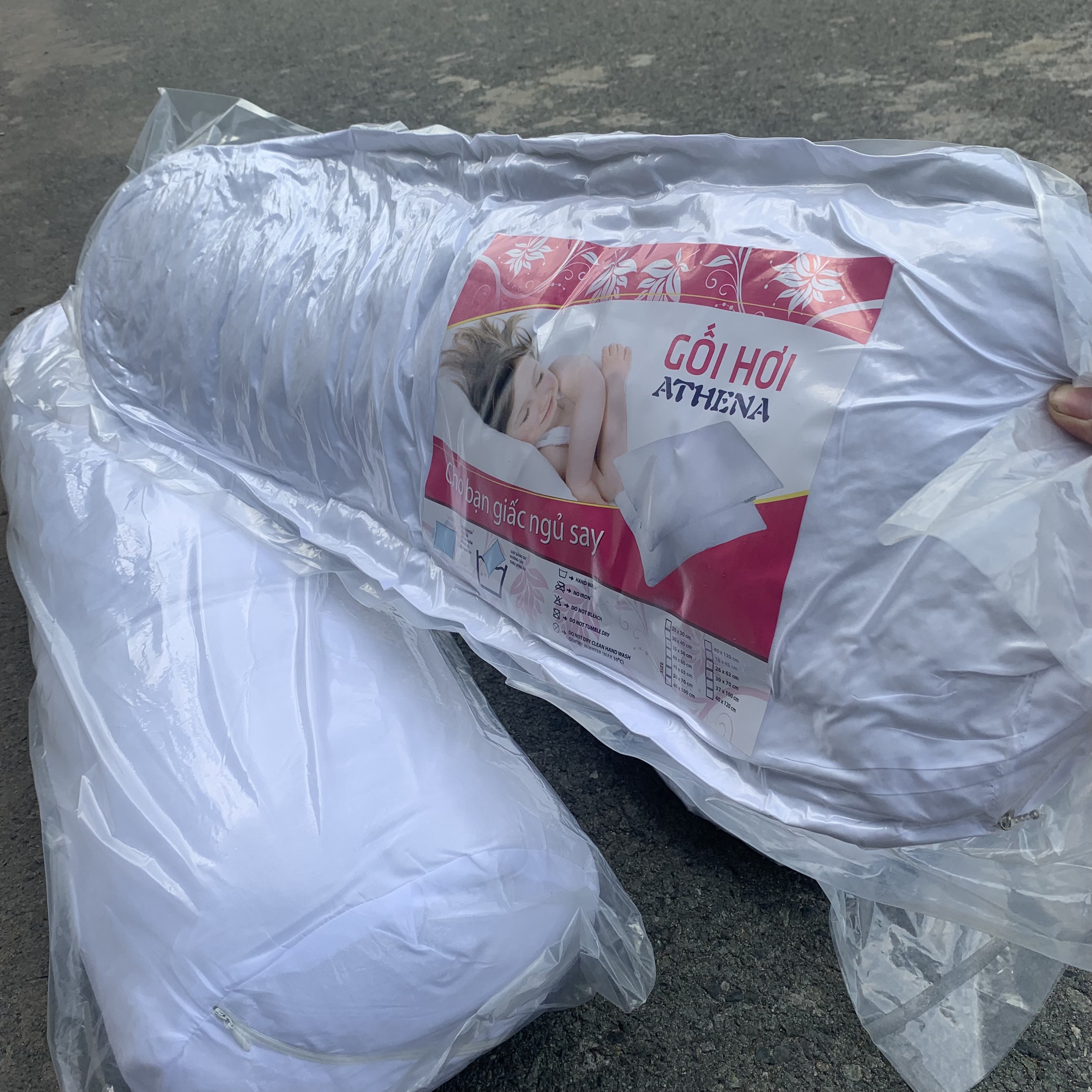 Ruột Gối Ôm Athena Cao Cấp 100% Từ Sợi Bông