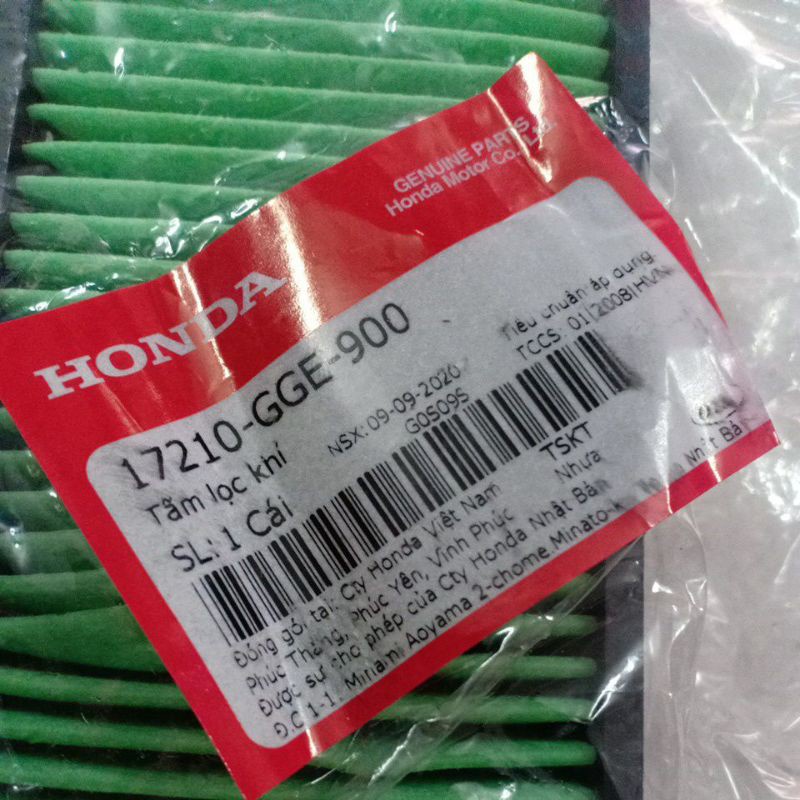 Lọc gió + Đế bắt lọc gió Lead 110 Scr 110 ( bán lẻ từng cái )