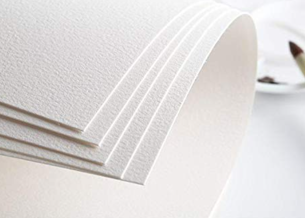 [Space Art Store] Giấy Vẽ Màu Nước BAOHONG 300gsm Vân Rough (xấp 20 tờ)