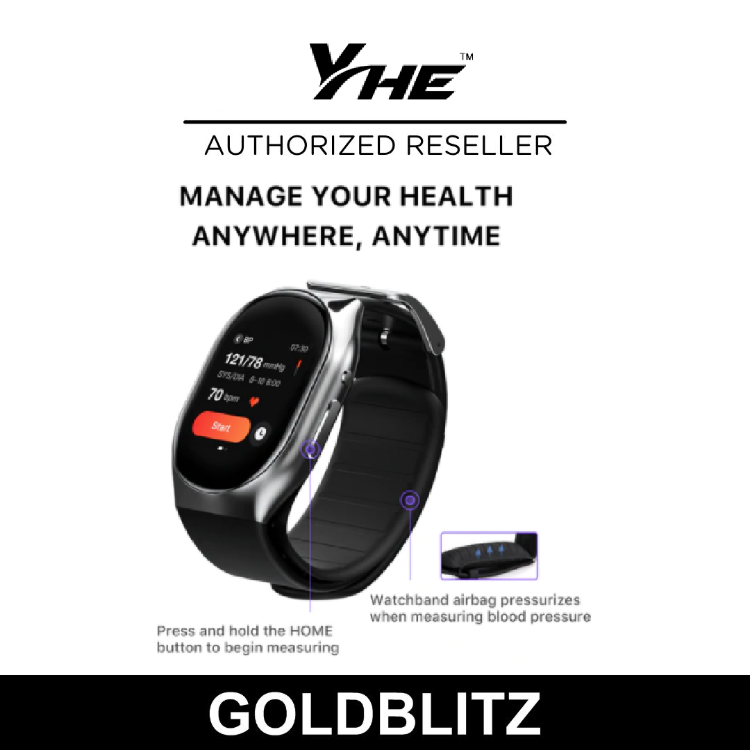 YHE BP DOCTOR PRO Blood Pressure Smartwatch YHEY001S Patented