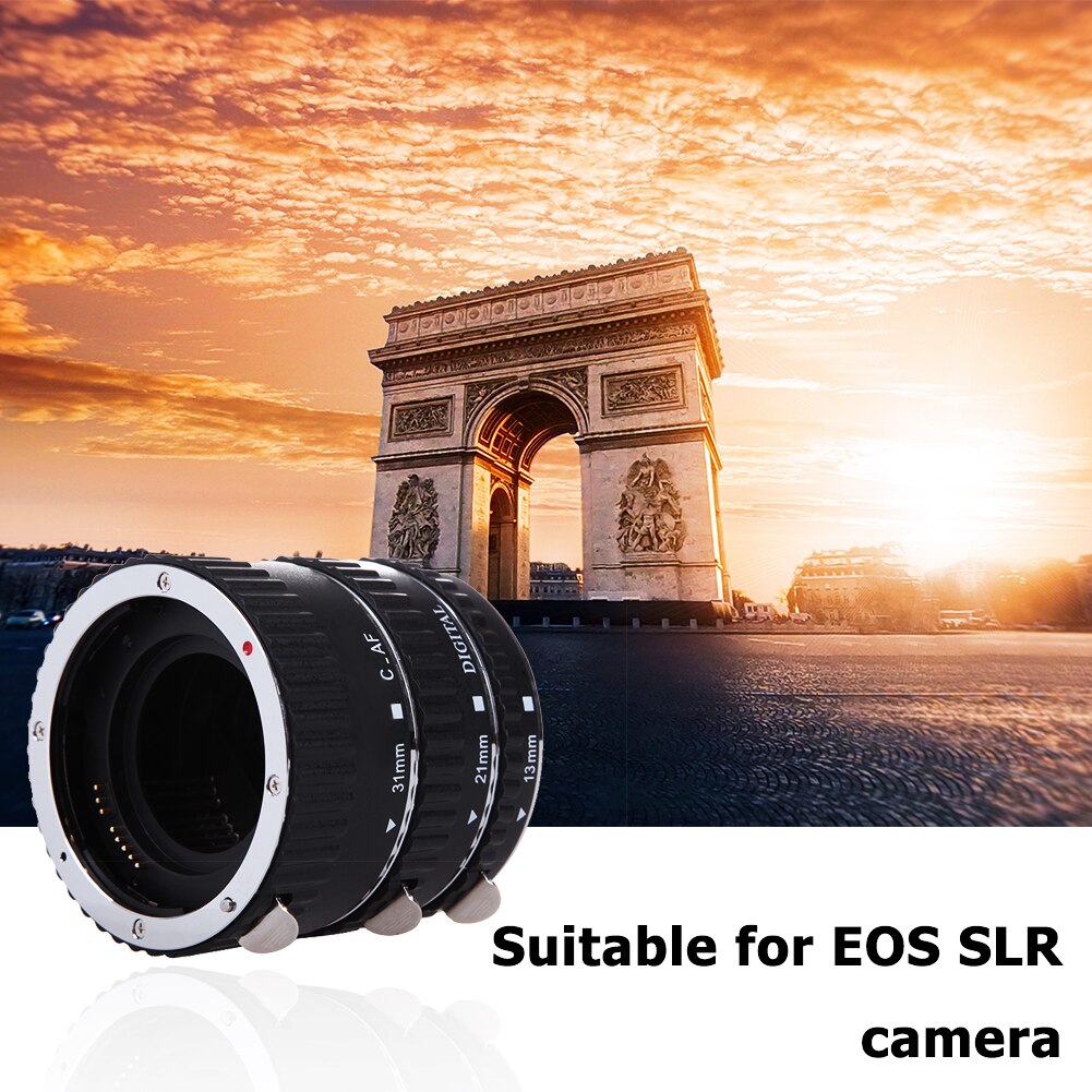 Camera Auto Focus Macro Extension Tube Ring for Canon EF EF-S Camera Auto Focus Ring Adapter Lens Mount Extender