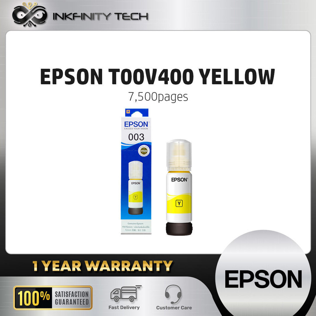 Epson T00V100 200 300 400 003 BCMY Ink Bottle 65ml L3110 L3150