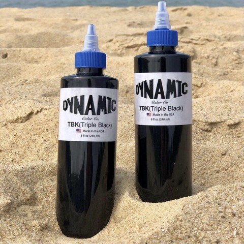 Mực xăm tattoo Dynamic Black TBK 8oz/1oz