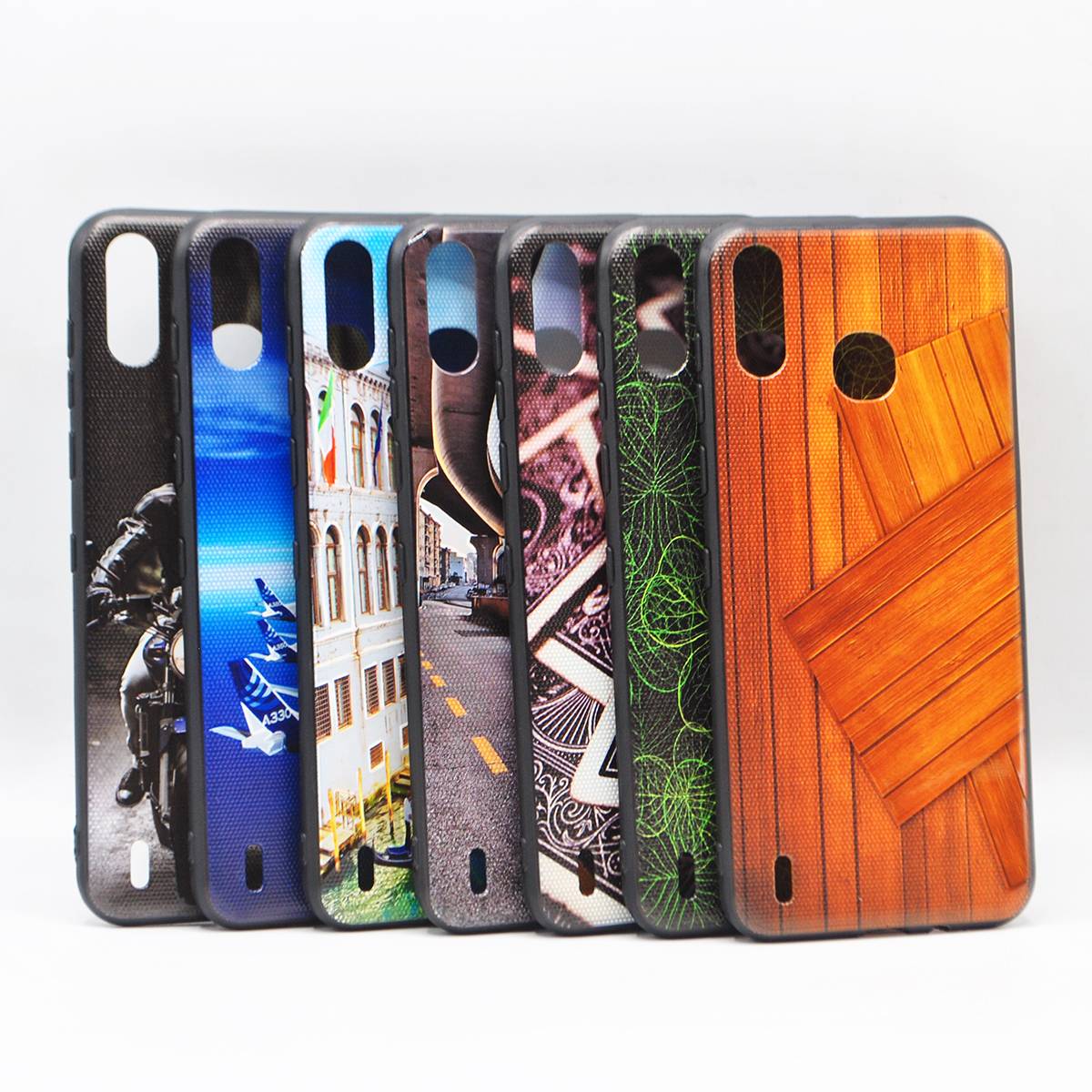 Infinix Smart 4 Back Cover Multicolour 3D Design Silicon Case For Infinix Smart 4