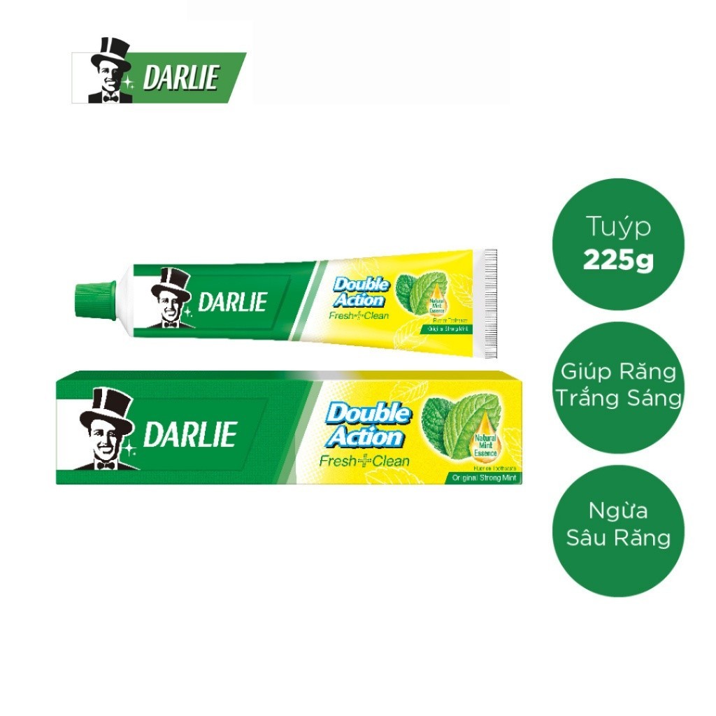 Kem Đánh Răng Darlie Double Action Fresh Clean 225g