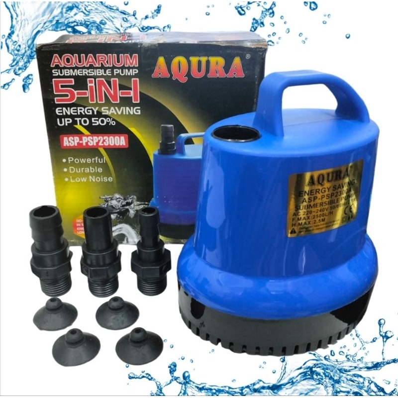 AQURA ASP PSP 2300A Pompa Aquarium Kolam Air Mancur