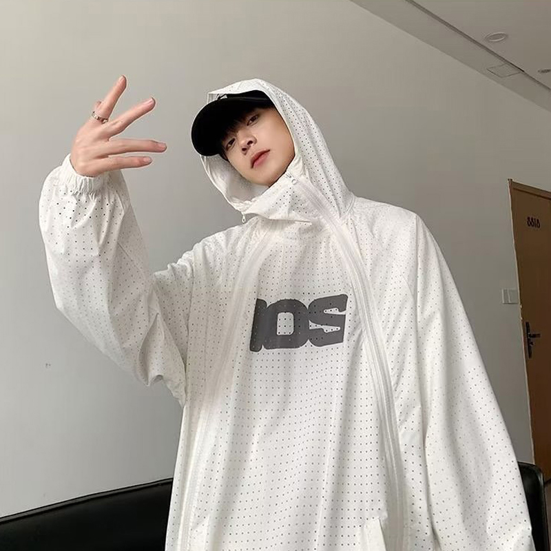 SUPEEON丨Summer double zipper hooded thin coat outdoor sunshade mesh breathable quick-drying jacket for men and women