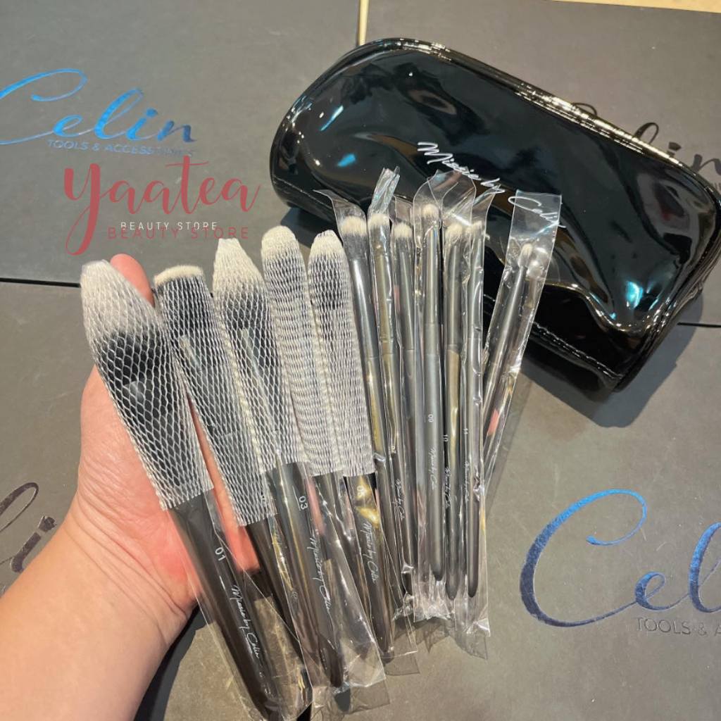 Bộ cọ celin missie hồng 12 cây