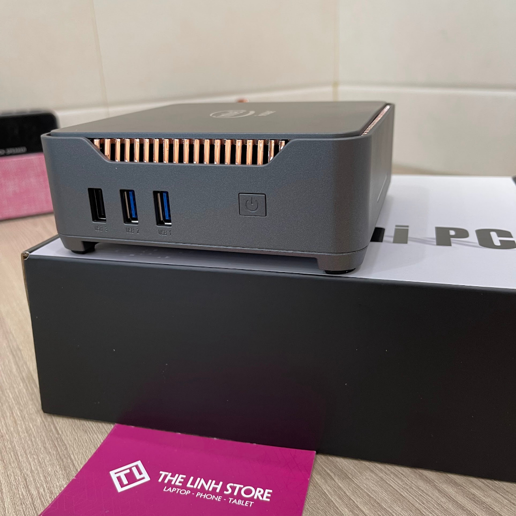 Máy tính Mini PC Intel NUC AK3V mới FullBox - intel J3455 ram 8G nhỏ gọn