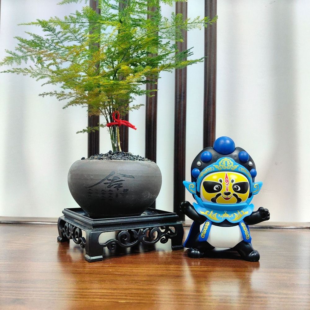 Collectible Model Peking Opera Figure Opera Face Changing Doll Traditional National Culture Panda Face-changing Toy Doll Sichuan Opera DIY Crafts Opera Face Makeup Toy Kids Playing Supplies.