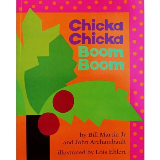 Chicka Chicka Boom Boom By Bill Martin Jr. Educational English Picture Book Learning Card Story Book For Baby Kids Children Gift grnh