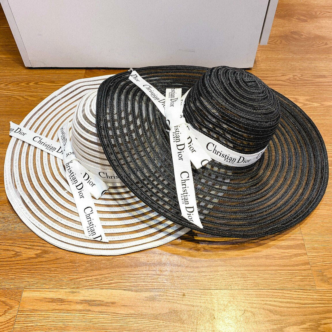 Mũ Cói Phối Lưới Đai DR Vành 50cm