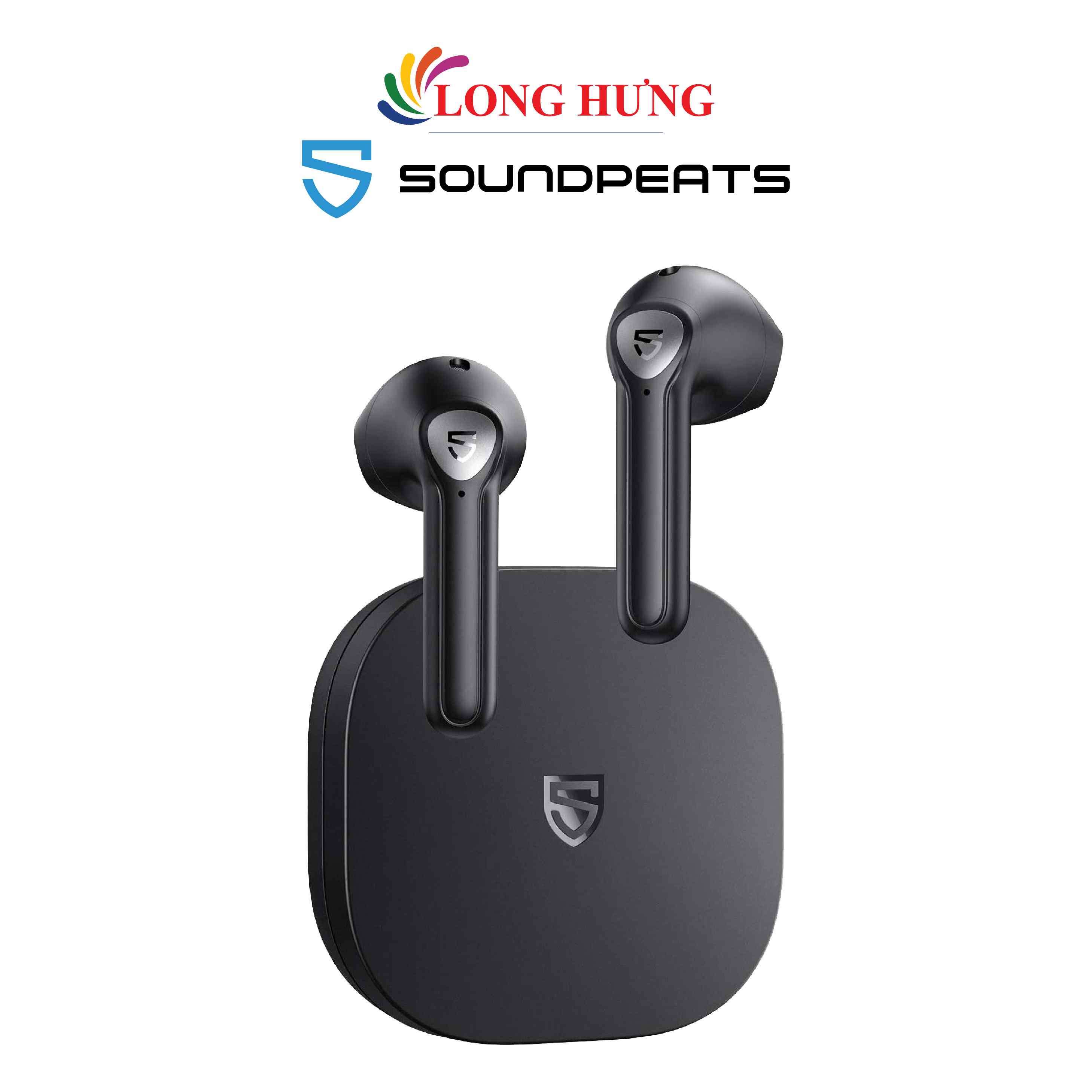 Tai nghe Bluetooth True Wireless Soundpeats TrueAir2 - Hàng chính hãng - Âm thanh tuyệt hảo Chuẩn chống nước IPX4 Kết nối Bluetooth 5.2 Chống ồn hiệu quả