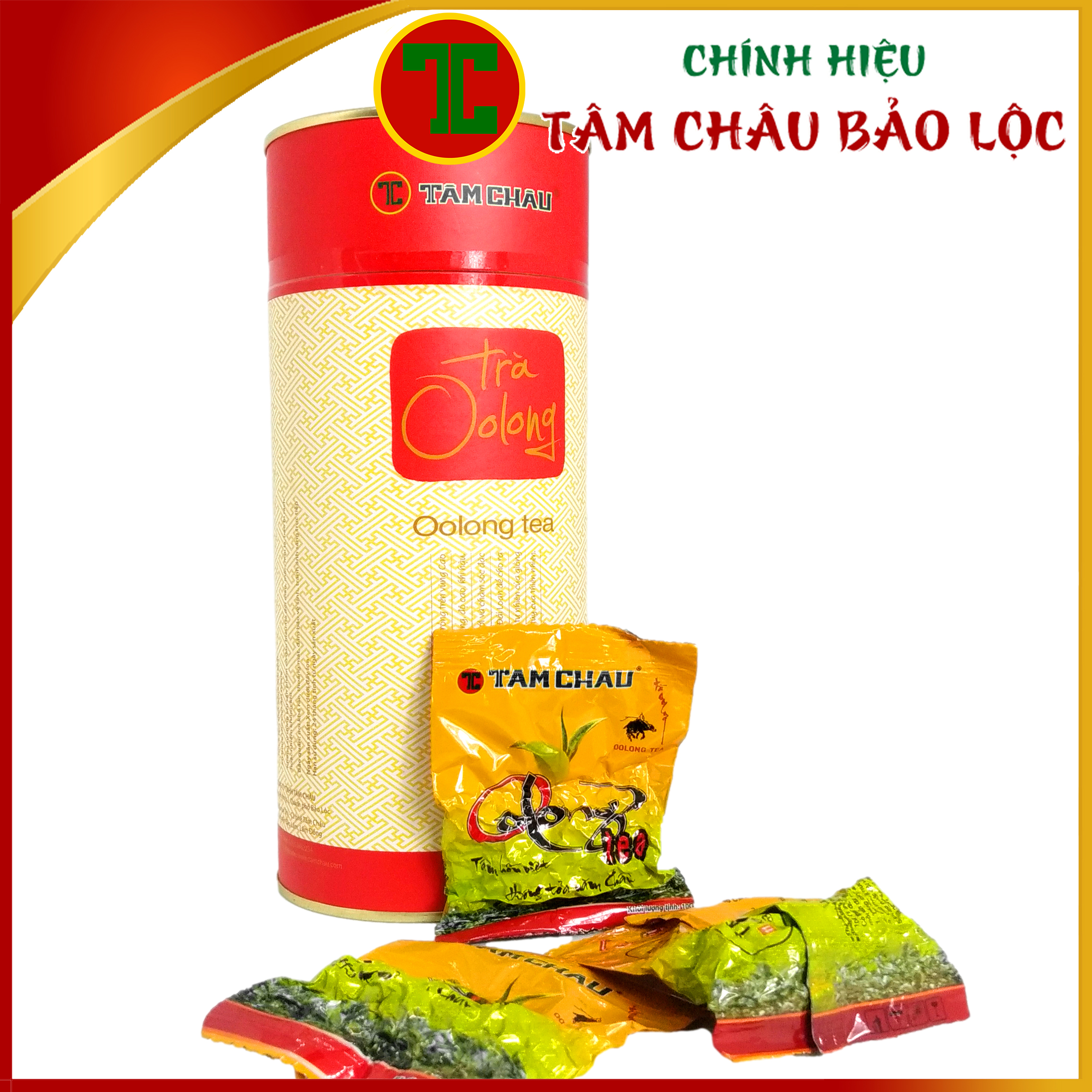 [TÂM CHÂU] Oolong Lon Giấy 100Gr Cao Cấp