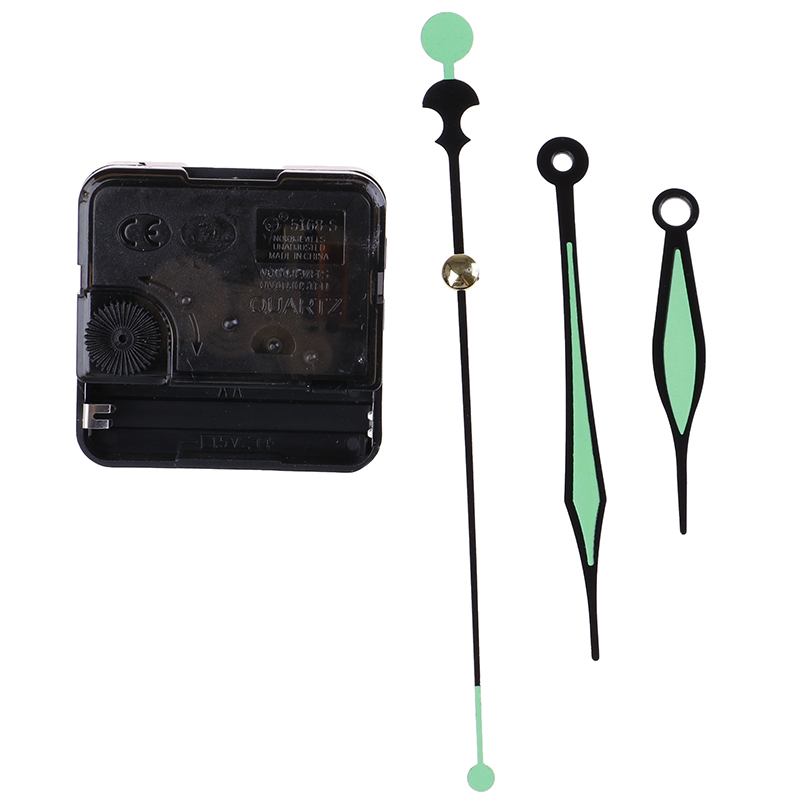 1 Set Silent Quartz Clock Movement Mechanism DIY Kit Battery Powered ...